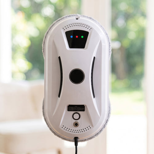 robot lave vitre blanc